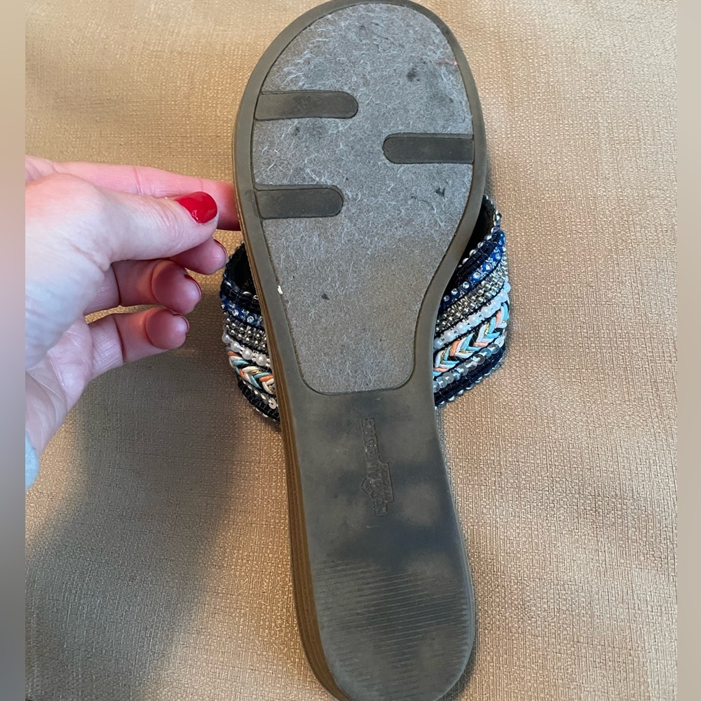 Women's Beaded Sandals from Fergalicious- Multicolor - Picture 5 of 5